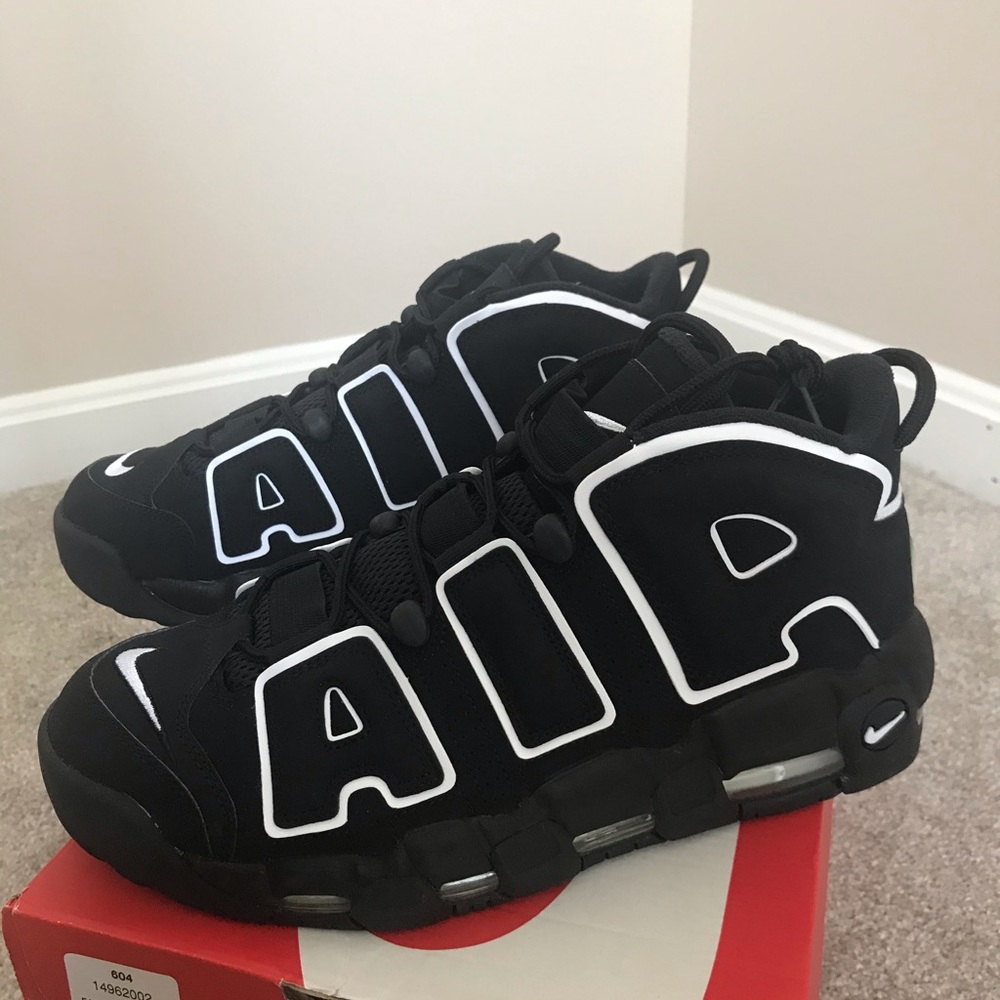 Nike air more uptempo black white og pippen 2020 olympic bulls retro